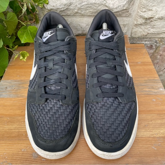 Rare Nike Dunk Woven Size 9 2017 Mens Black White Trainers Sneakers Shoes. - Picture 5 of 10